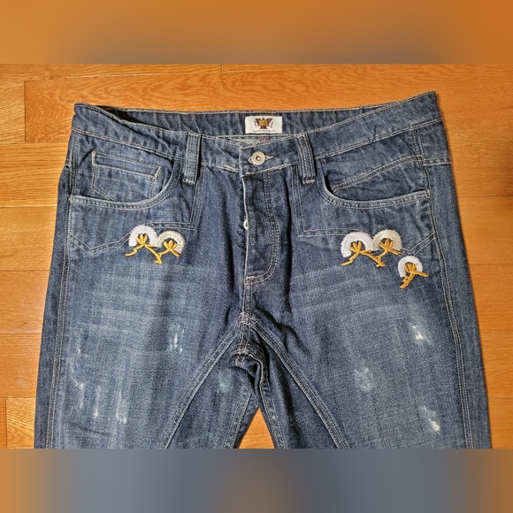 Antik Blue Denim Jeans - Picture 3 of 13